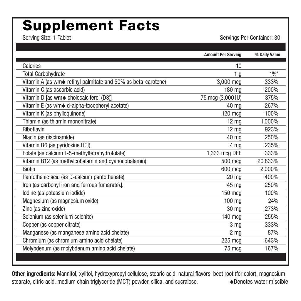 Ultimate Bariatric Vitamin Package