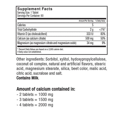 Chewable Multivitamin with Iron + Calcium Citrate
