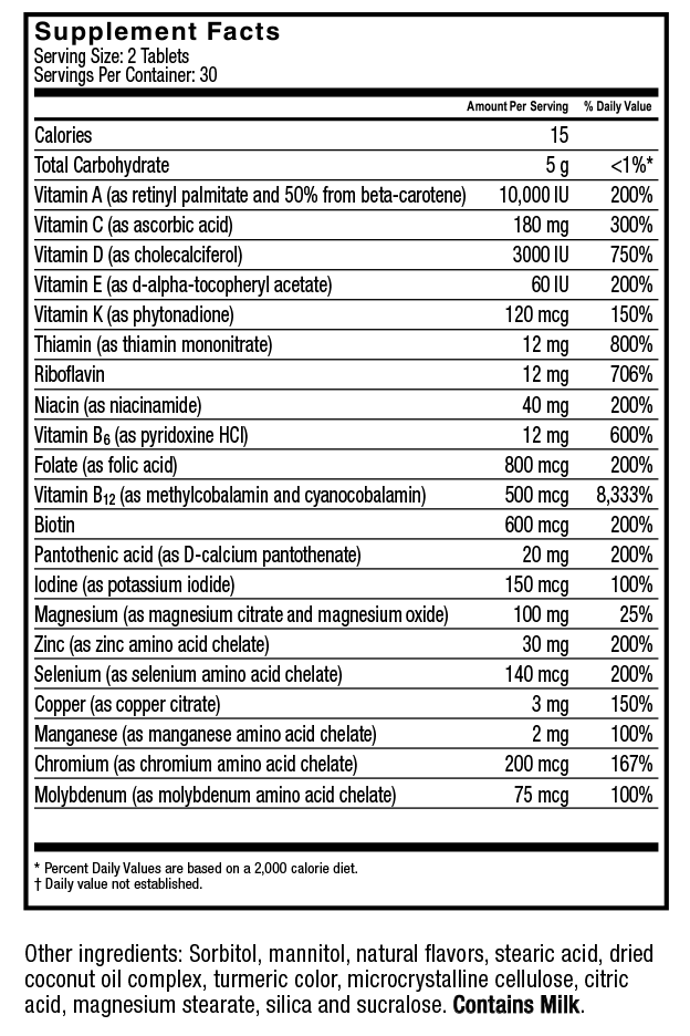 Bariatric Multivitamin + Calcium Citrate - Soft Chew - 3 Month Supply