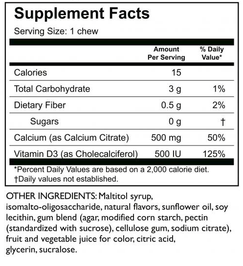 Bariatric Multivitamin + Calcium Citrate - Soft Chew - 3 Month Supply